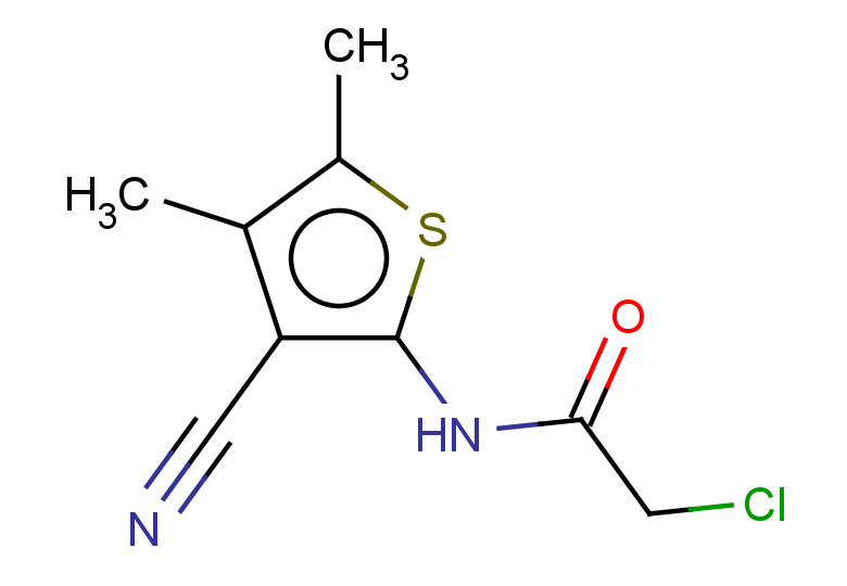 2-chloro-N-(3-cyano-4,5-dimethylthiophen-2-yl)acetamide