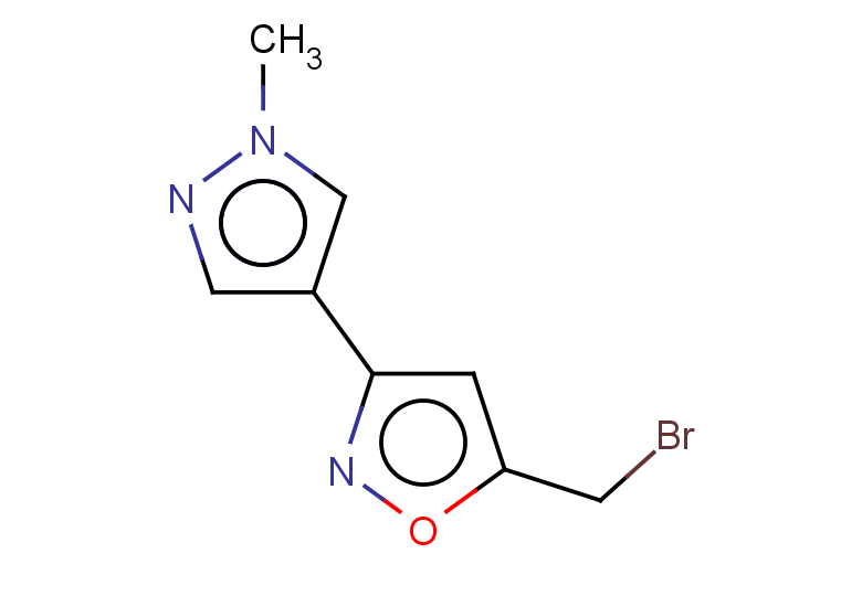 5-(bromomethyl)-3-(1-methyl-1H-pyrazol-4-yl)-1,2-oxazole
