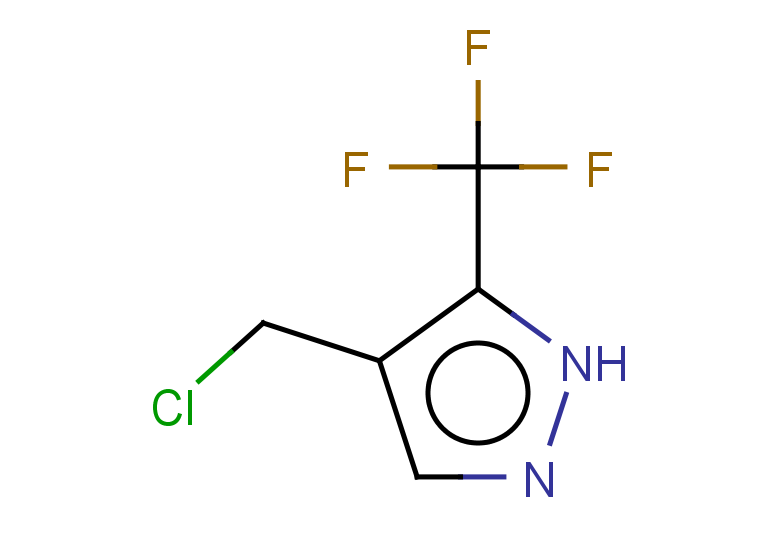 4-(chloromethyl)-5-(trifluoromethyl)-1H-pyrazole