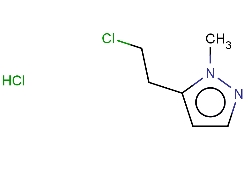 5-(2-chloroethyl)-1-methyl-1H-pyrazole hydrochloride