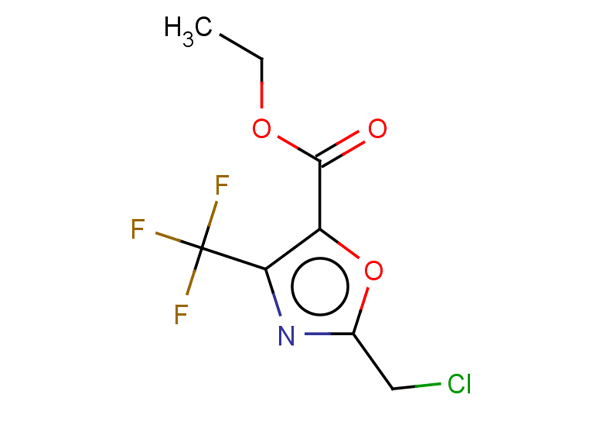 ethyl 2-(chloromethyl)-4-(trifluoromethyl)-1,3-oxazole-5-carboxylate