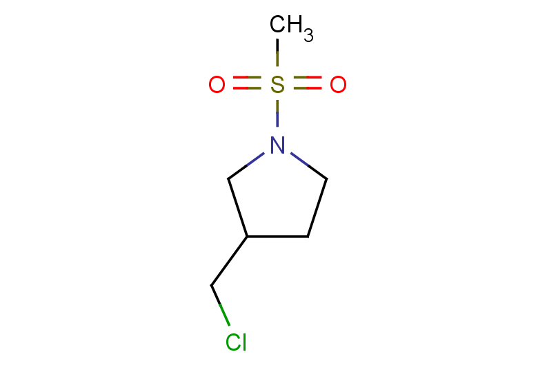 3-(chloromethyl)-1-methanesulfonylpyrrolidine