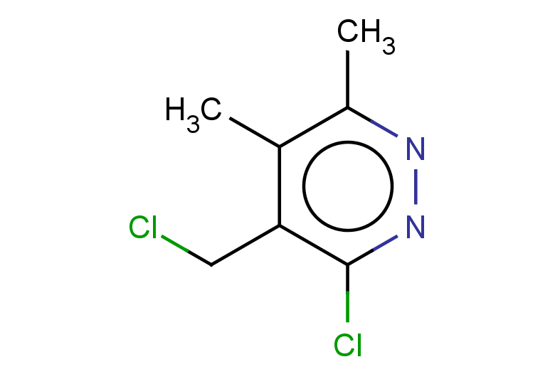 3-chloro-4-(chloromethyl)-5,6-dimethylpyridazine