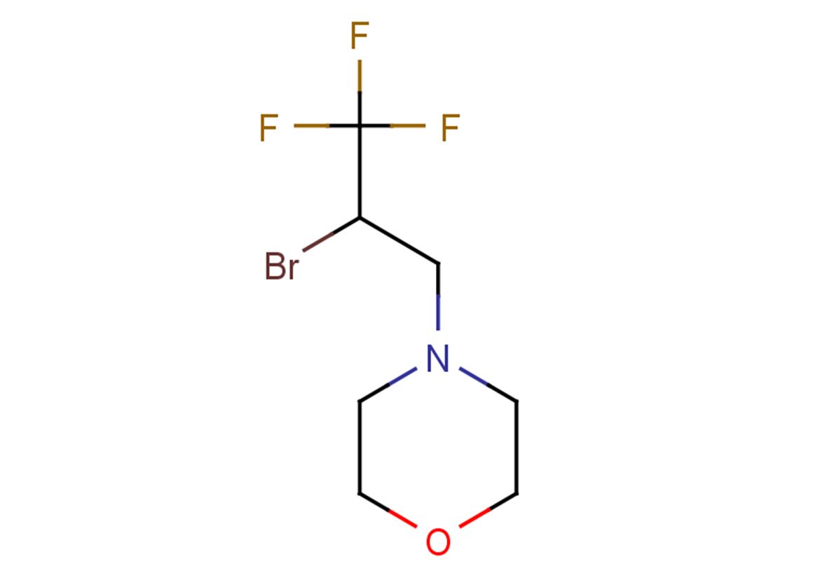 4-(2-bromo-3,3,3-trifluoropropyl)morpholine