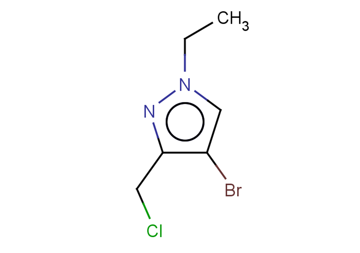 4-BROMO-3-(CHLOROMETHYL)-1-ETHYL-1H-PYRAZOLE