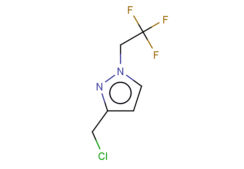 3-(chloromethyl)-1-(2,2,2-trifluoroethyl)-1H-pyrazole
