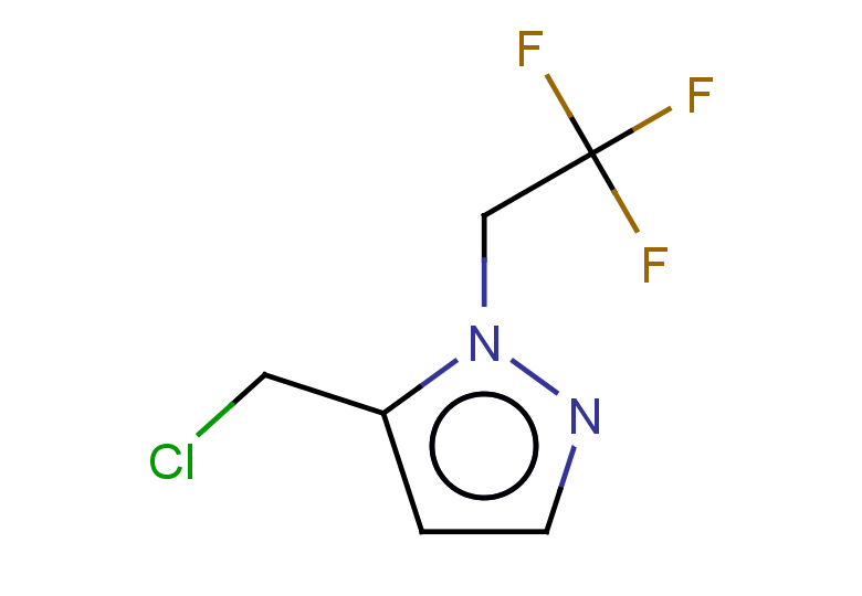 5-(CHLOROMETHYL)-1-(2,2,2-TRIFLUOROETHYL)-1H-PYRAZOLE