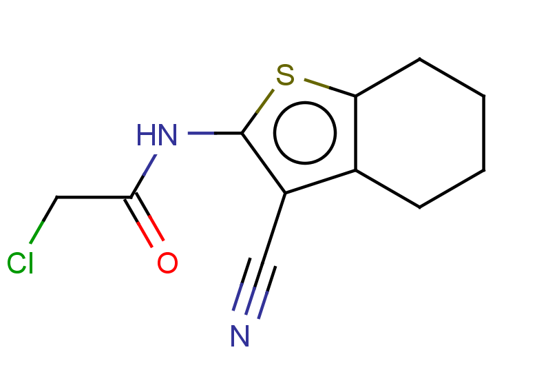 2-chloro-N-(3-cyano-4,5,6,7-tetrahydro-1-benzothiophen-2-yl)acetamide