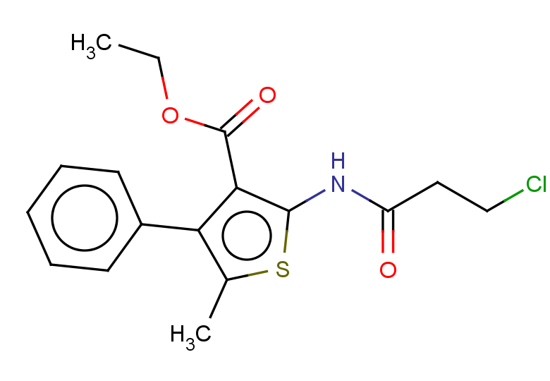 ethyl 2-(3-chloropropanamido)-5-methyl-4-phenylthiophene-3-carboxylate