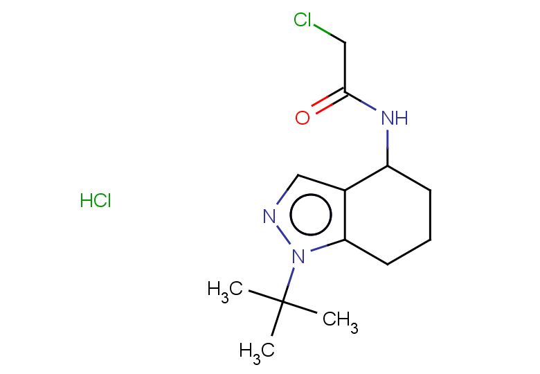 N-(1-tert-butyl-4,5,6,7-tetrahydro-1H-indazol-4-yl)-2-chloroacetamide hydrochloride