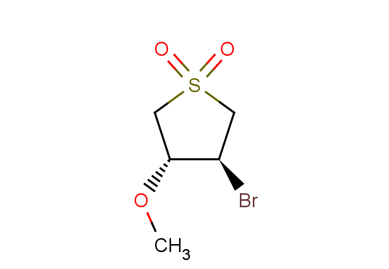 rac-(3R,4S)-3-bromo-4-methoxy-1lambda6-thiolane-1,1-dione, trans
