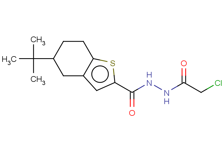 5-tert-butyl-N'-(2-chloroacetyl)-4,5,6,7-tetrahydro-1-benzothiophene-2-carbohydrazide