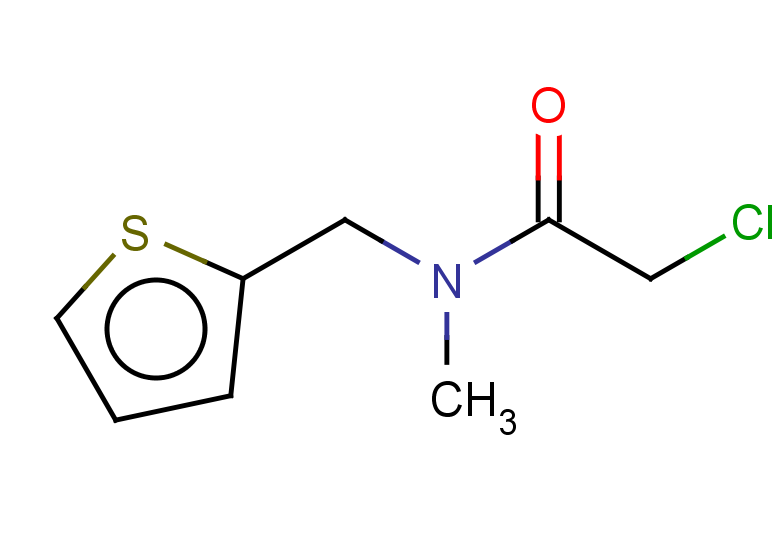 2-chloro-N-methyl-N-[(thiophen-2-yl)methyl]acetamide
