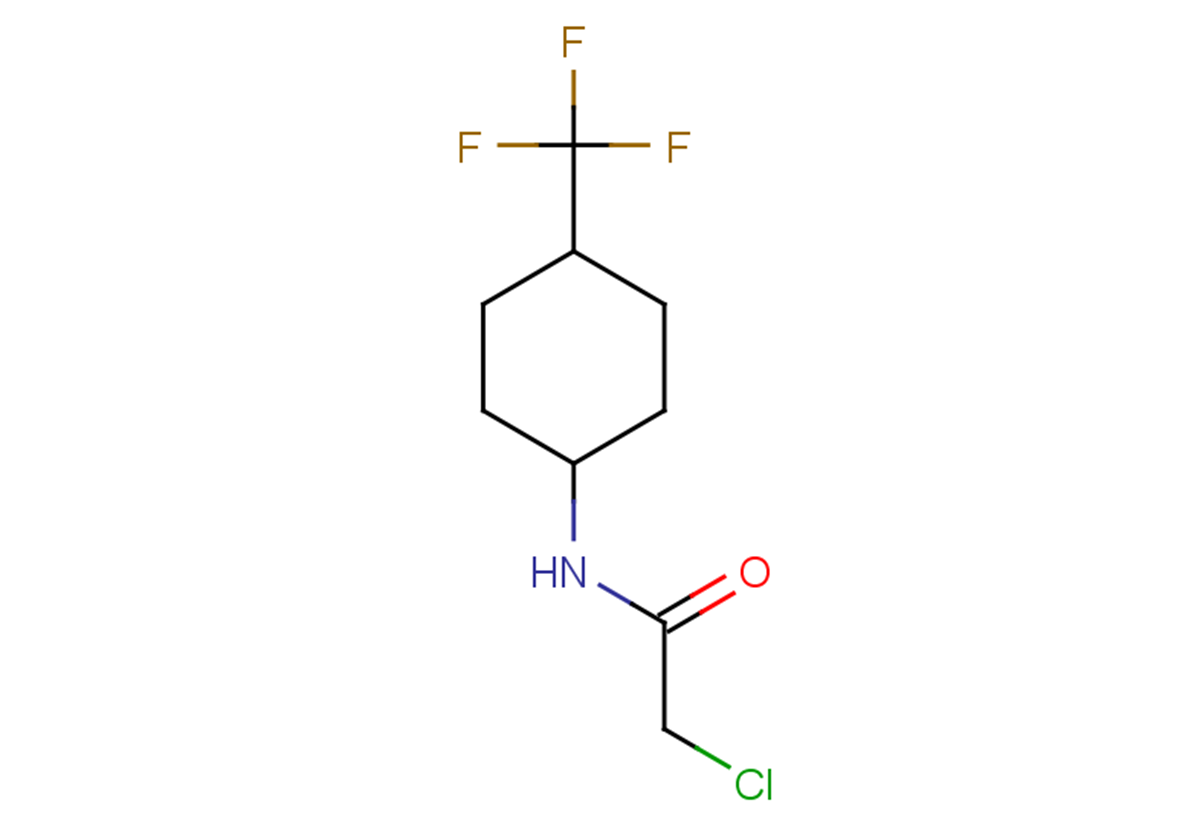 2-chloro-N-[4-(trifluoromethyl)cyclohexyl]acetamide
