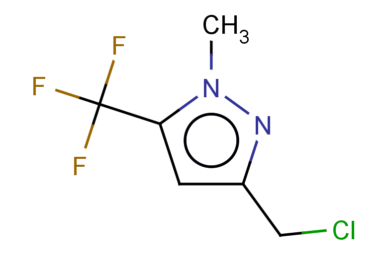 3-(chloromethyl)-1-methyl-5-(trifluoromethyl)-1H-pyrazole