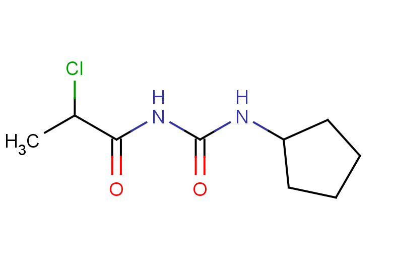 3-(2-chloropropanoyl)-1-cyclopentylurea