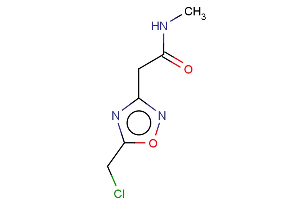 2-[5-(chloromethyl)-1,2,4-oxadiazol-3-yl]-N-methylacetamide
