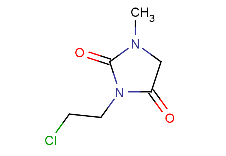 3-(2-chloroethyl)-1-methylimidazolidine-2,4-dione