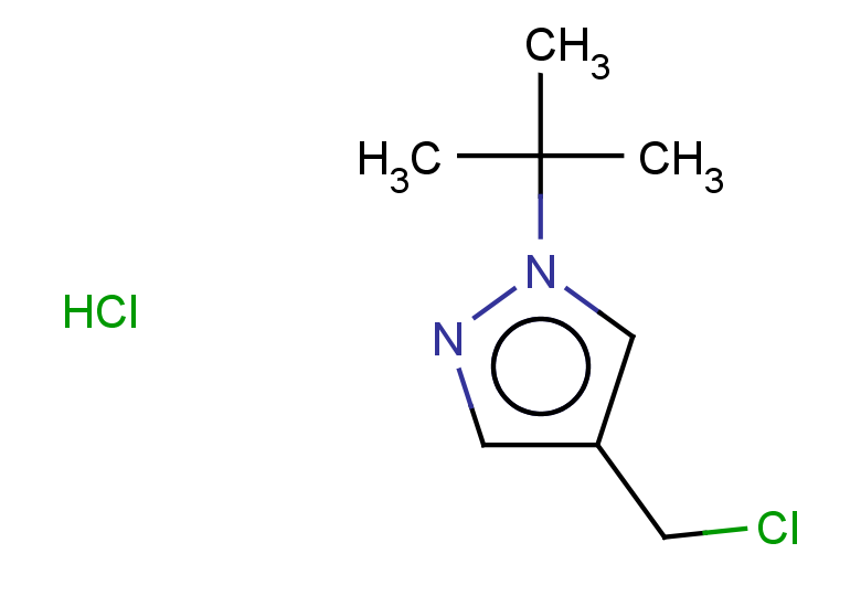 1-tert-butyl-4-(chloromethyl)-1H-pyrazole hydrochloride