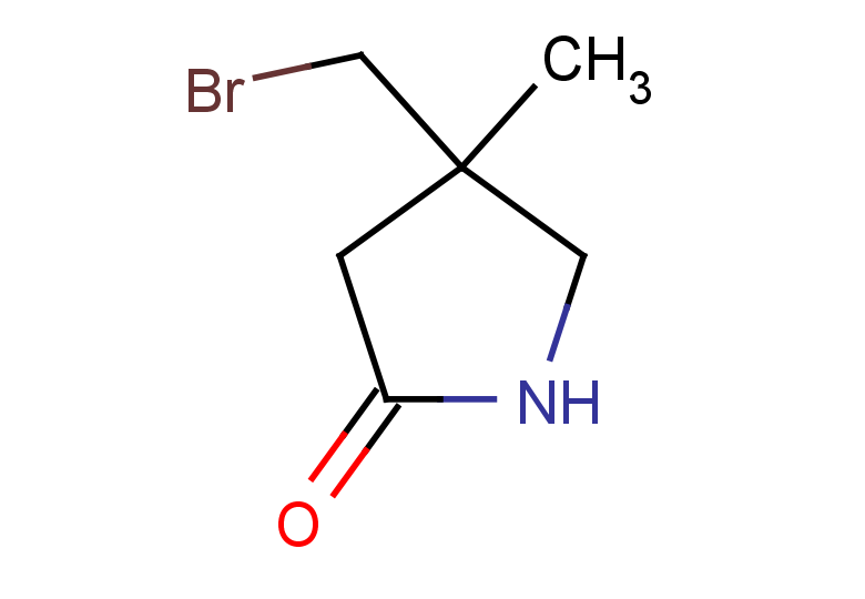 4-(bromomethyl)-4-methylpyrrolidin-2-one