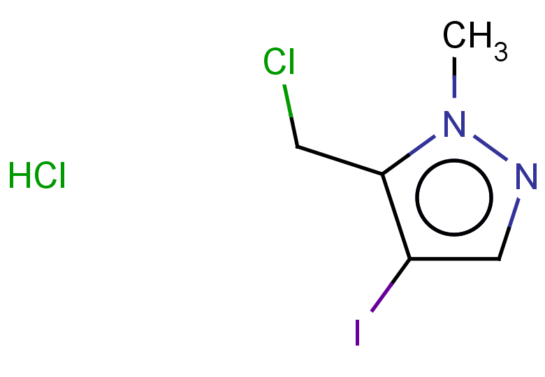 5-(chloromethyl)-4-iodo-1-methyl-1H-pyrazole hydrochloride