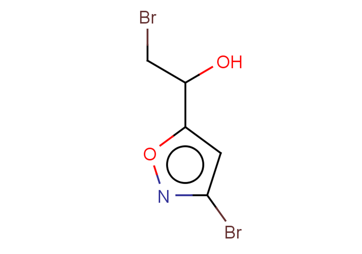 2-bromo-1-(3-bromo-1,2-oxazol-5-yl)ethan-1-ol