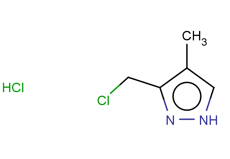 3-(chloromethyl)-4-methyl-1H-pyrazole hydrochloride