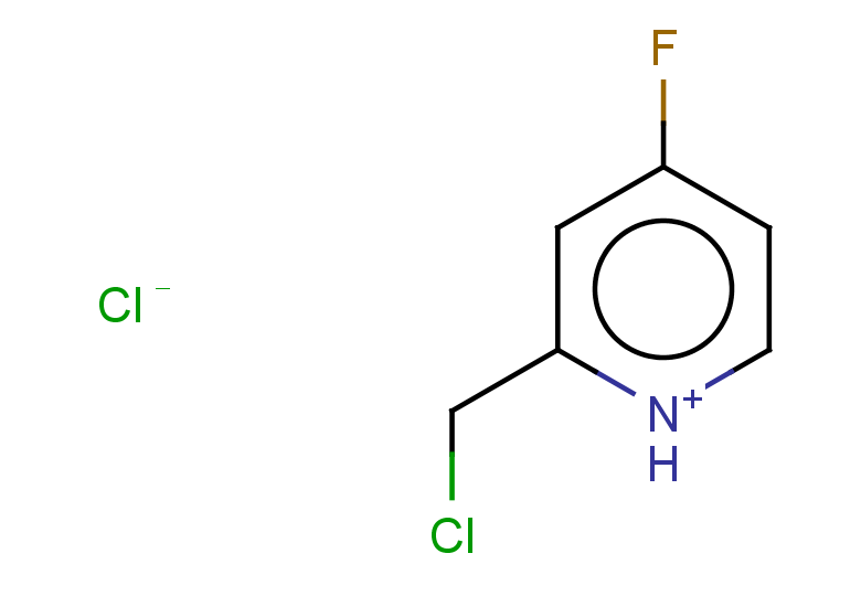2-(chloromethyl)-4-fluoropyridin-1-ium chloride