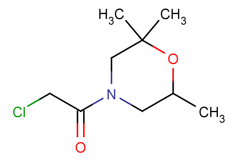 2-chloro-1-(2,2,6-trimethylmorpholin-4-yl)ethan-1-one