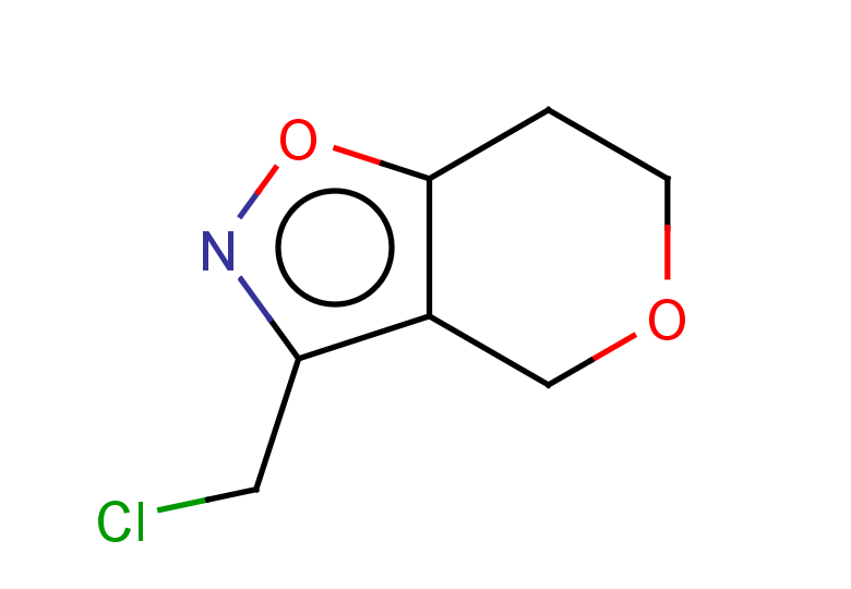 3-(chloromethyl)-4H,6H,7H-pyrano[3,4-d][1,2]oxazole