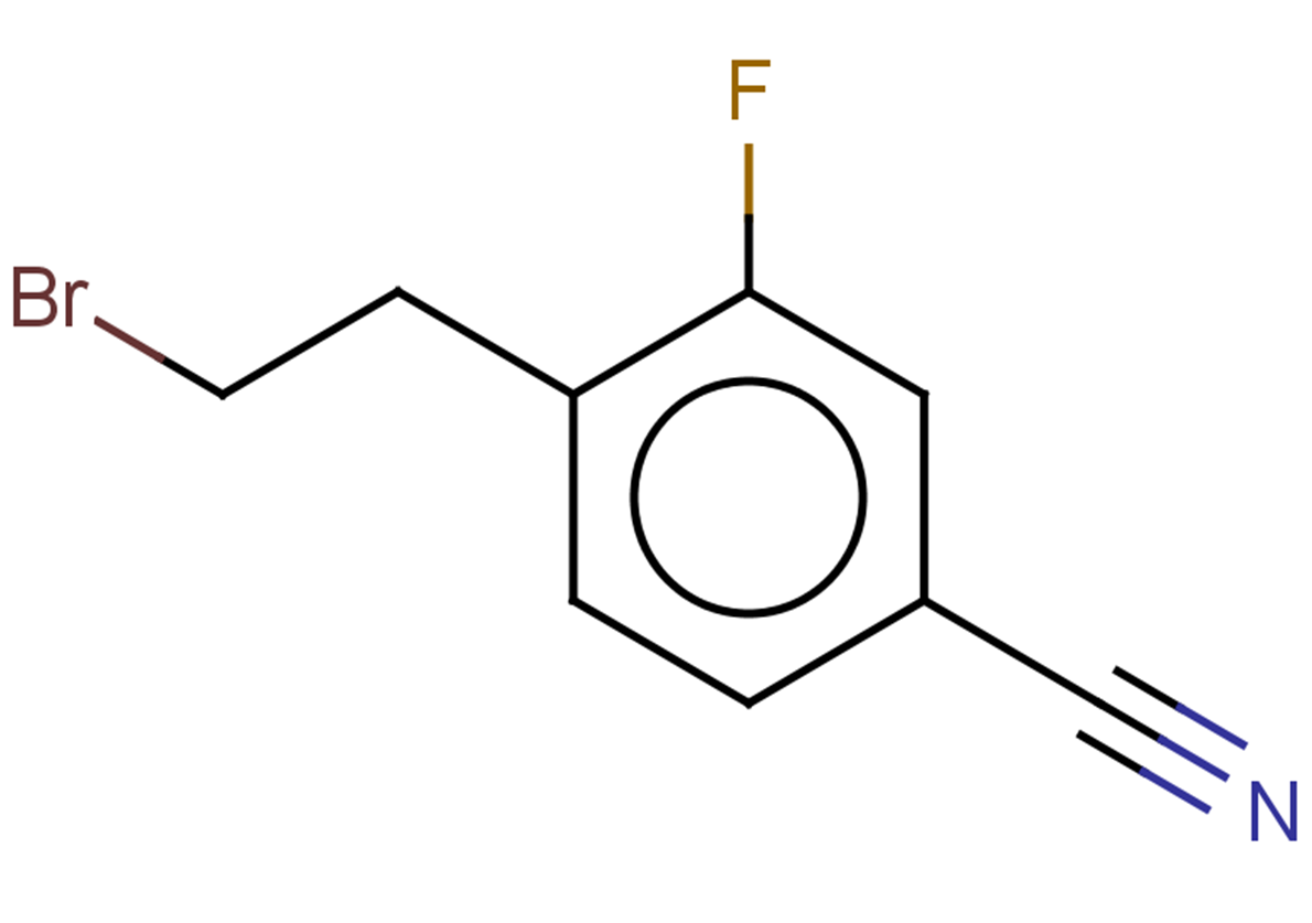 4-(2-bromoethyl)-3-fluorobenzonitrile