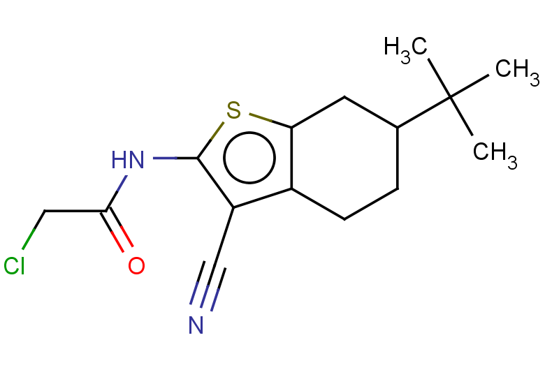 N-(6-tert-butyl-3-cyano-4,5,6,7-tetrahydro-1-benzothiophen-2-yl)-2-chloroacetamide