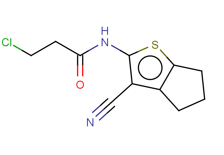 3-chloro-N-{3-cyano-4H,5H,6H-cyclopenta[b]thiophen-2-yl}propanamide