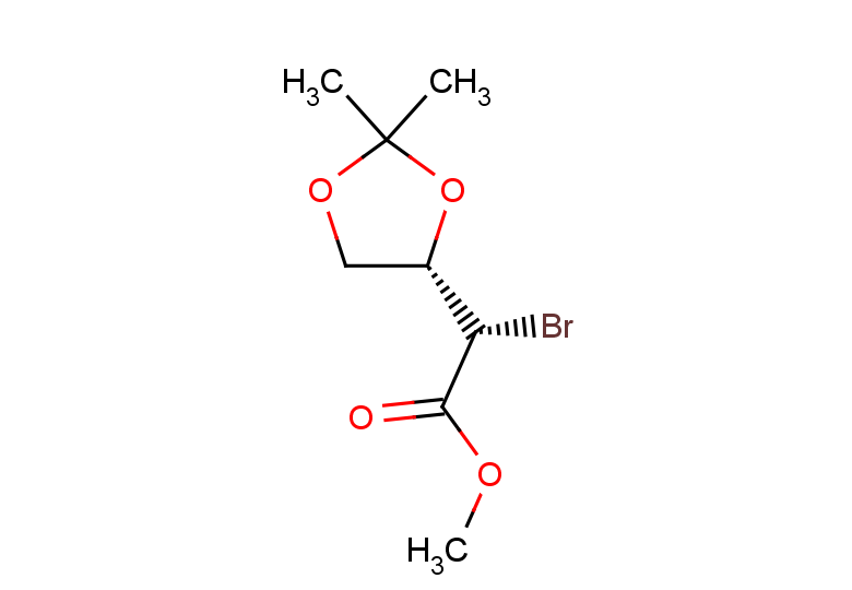 methyl (2S)-2-bromo-2-[(4S)-2,2-dimethyl-1,3-dioxolan-4-yl]acetate