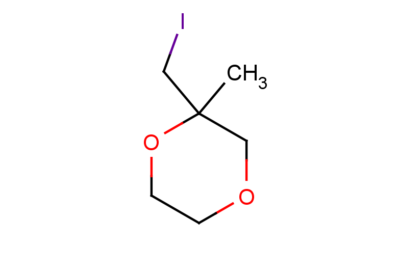 2-(iodomethyl)-2-methyl-1,4-dioxane