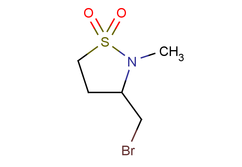 3-(bromomethyl)-2-methyl-1lambda6,2-thiazolidine-1,1-dione