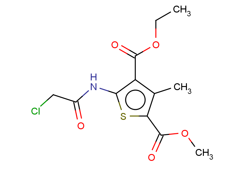 4-ethyl 2-methyl 5-(2-chloroacetamido)-3-methylthiophene-2,4-dicarboxylate