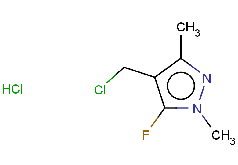 4-(chloromethyl)-5-fluoro-1,3-dimethyl-1H-pyrazole hydrochloride