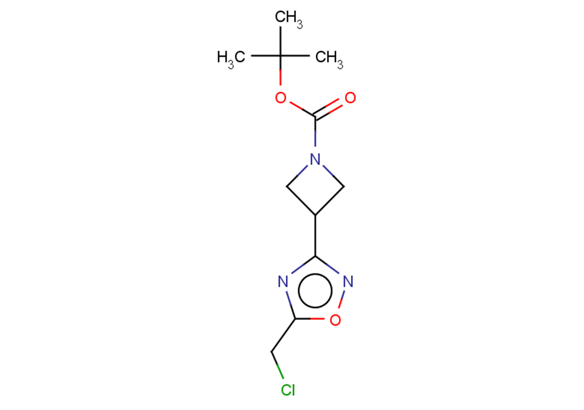 tert-butyl 3-[5-(chloromethyl)-1,2,4-oxadiazol-3-yl]azetidine-1-carboxylate