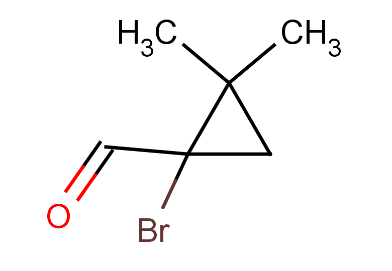 1-bromo-2,2-dimethylcyclopropane-1-carbaldehyde