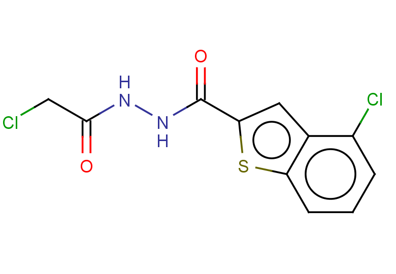 4-chloro-N'-(2-chloroacetyl)-1-benzothiophene-2-carbohydrazide