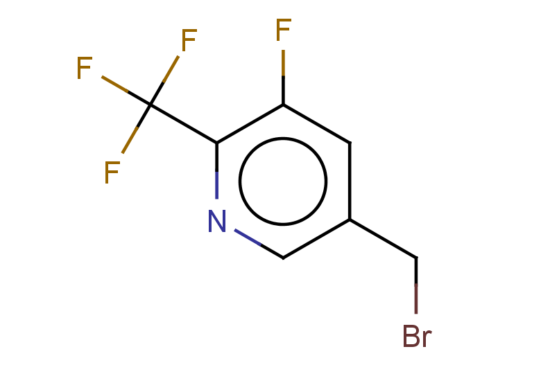 5-(bromomethyl)-3-fluoro-2-(trifluoromethyl)pyridine