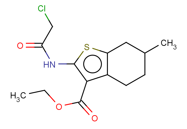ethyl 2-(2-chloroacetamido)-6-methyl-4,5,6,7-tetrahydro-1-benzothiophene-3-carboxylate