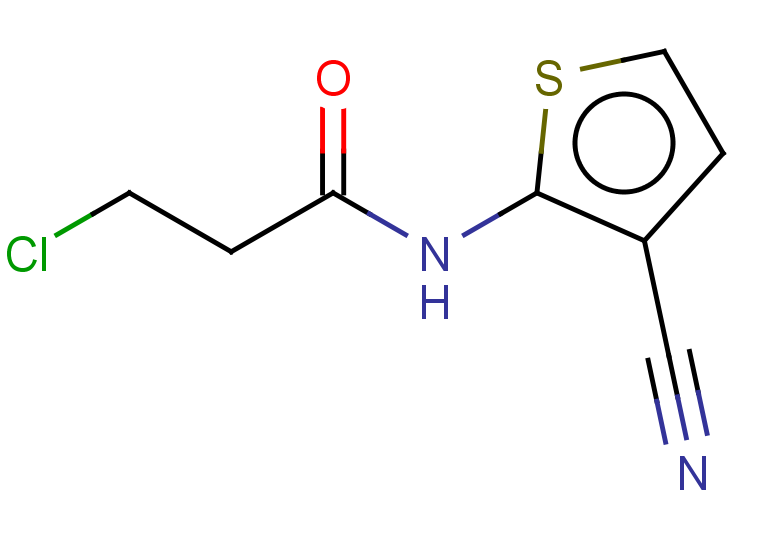 3-chloro-N-(3-cyanothiophen-2-yl)propanamide