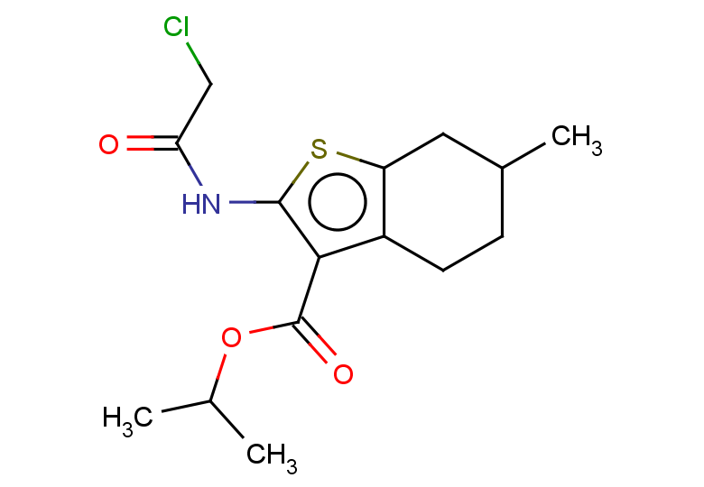 propan-2-yl 2-(2-chloroacetamido)-6-methyl-4,5,6,7-tetrahydro-1-benzothiophene-3-carboxylate