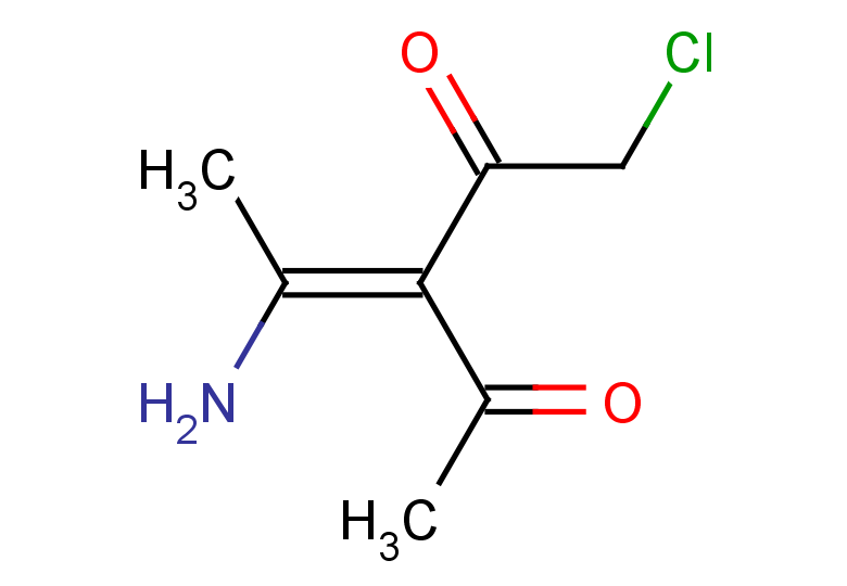 (3E)-3-(1-aminoethylidene)-1-chloropentane-2,4-dione