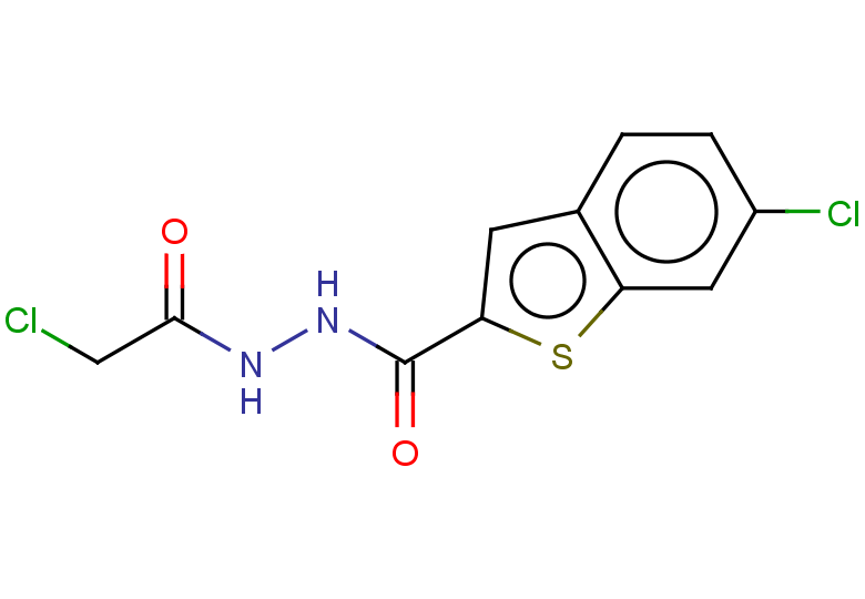 6-chloro-N'-(2-chloroacetyl)-1-benzothiophene-2-carbohydrazide