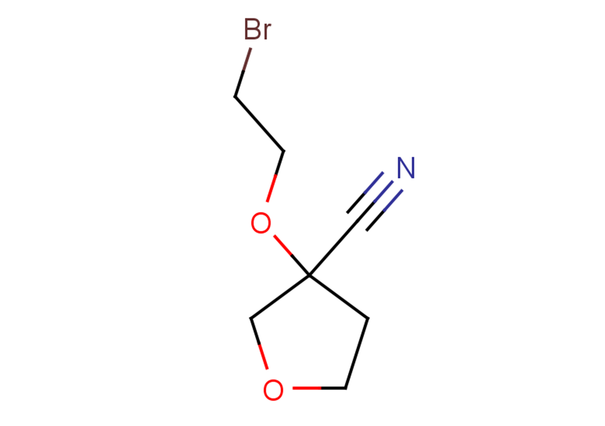 3-(2-bromoethoxy)oxolane-3-carbonitrile