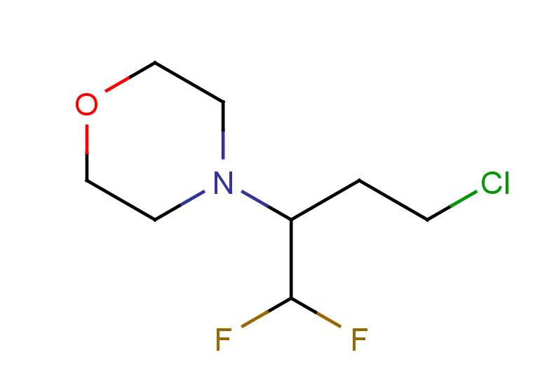 4-(4-chloro-1,1-difluorobutan-2-yl)morpholine
