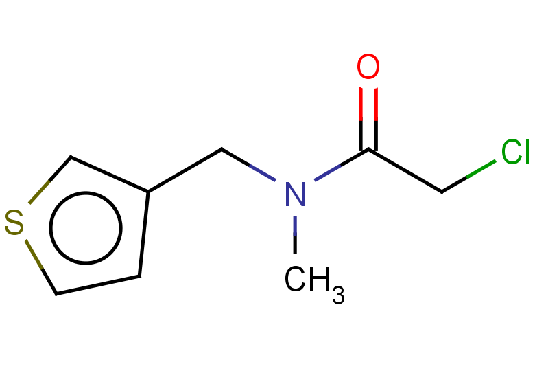 2-chloro-N-methyl-N-(thiophen-3-ylmethyl)acetamide